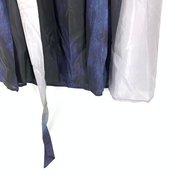 Johnny Was Women's Size M Silverpointe Slip Dress Long Sleeve Silk Multicolor - Picture 6 of 12